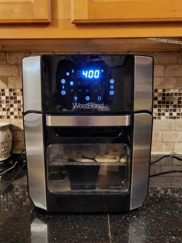 West Bend 12.6-Quart Stainless Steel Air Fryer in the Air Fryers department  at