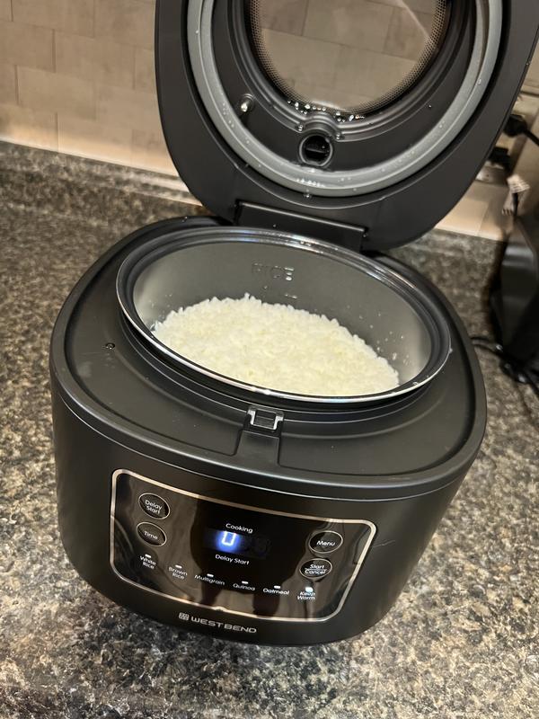 West Bend 12 Cup Multi Function Rice Cooker in Black RCWB2LBK13