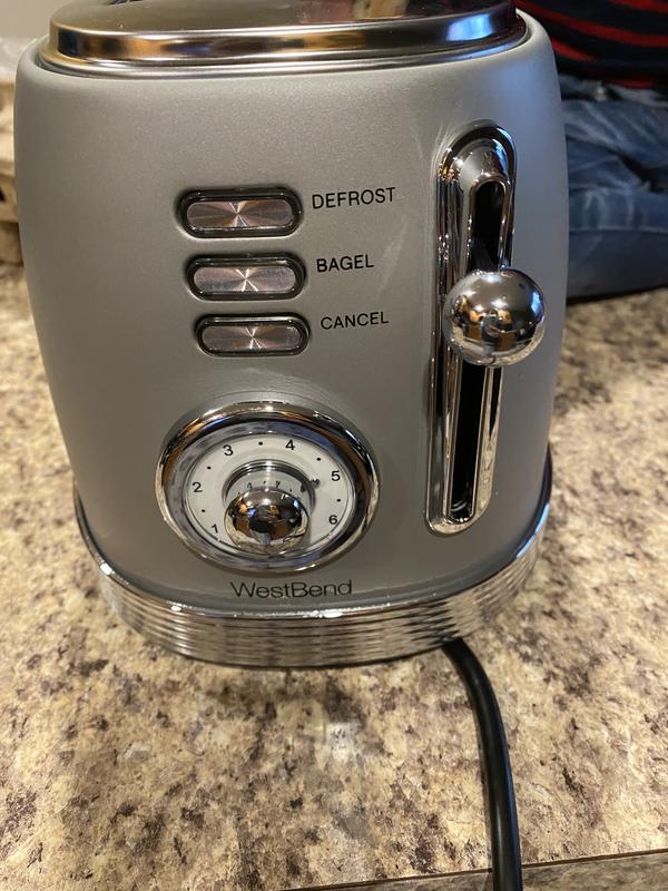 West Bend Gray 2-Slice Toaster (500-Watt) in the Toasters