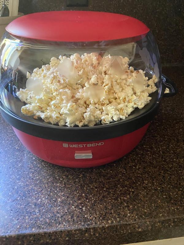 Westbend Stir Crazy Popcorn Machine - Black 82707B