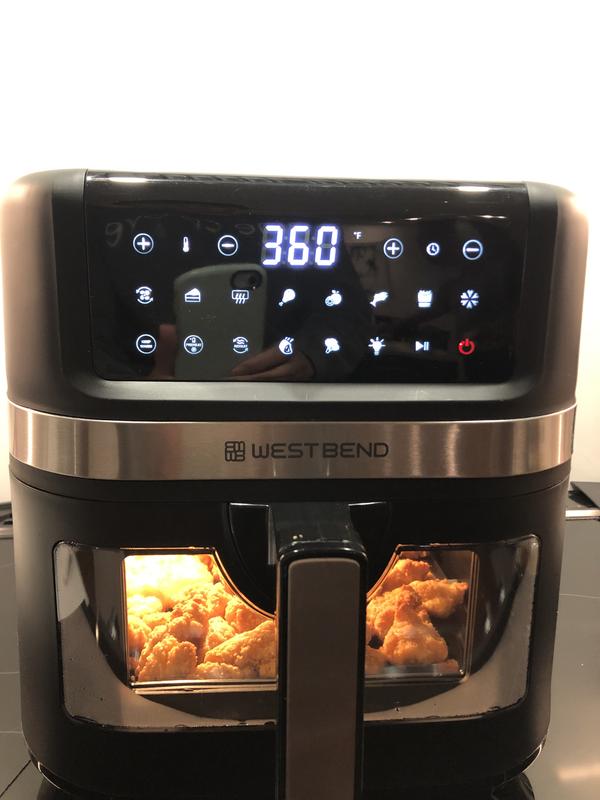 West Bend 7-Qt. Air Fryer with 13 One-Touch Presets, Black