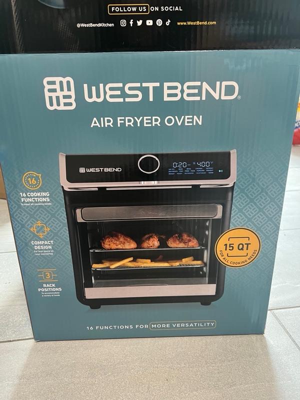 Westbend 15 qt. Air Fryer Oven with 16 Presets - Black