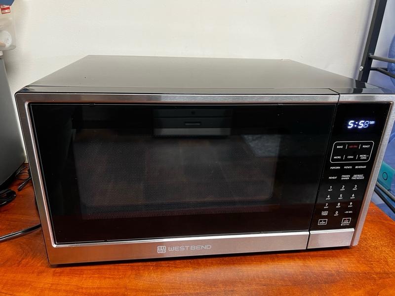 Reviews for West Bend Microwave Air Fry Convection Oven 3 in 1 1.3 cu. ft. Capacity in Black Stainless Steel Pg 1 The Home Depot