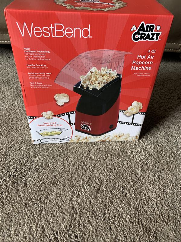 West Bend Air Crazy Hot Air Popcorn Machine with Ventilation