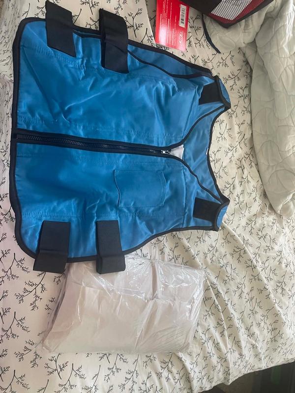 PIP EZ-Cool Blue Medium/Large Cotton Nylon Cooling Vest with