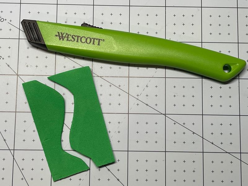 Westcott® Full Size Retractable Box Cutter, Plastic Handle, Green, 6/Box