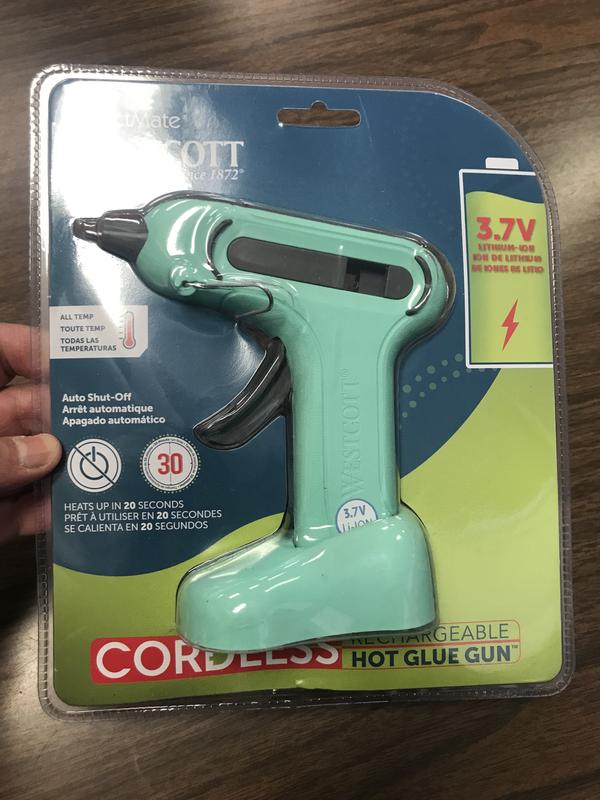 Westcott Premium Safety Mini Hot Glue Gun, High Temp (16758)