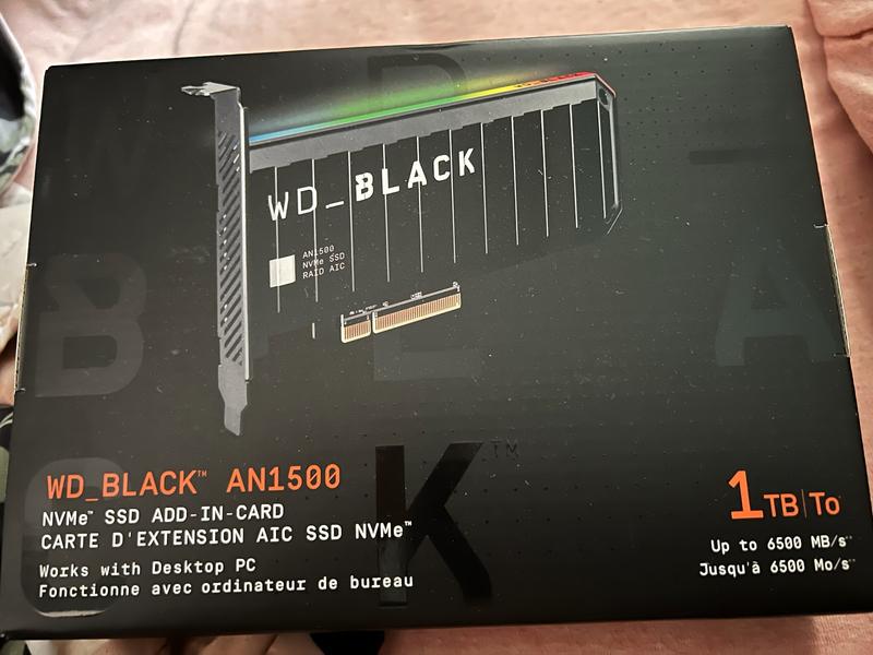 WD_BLACK™ AN1500 NVMe™ PCIe SSD Add-in-Card | Western Digital