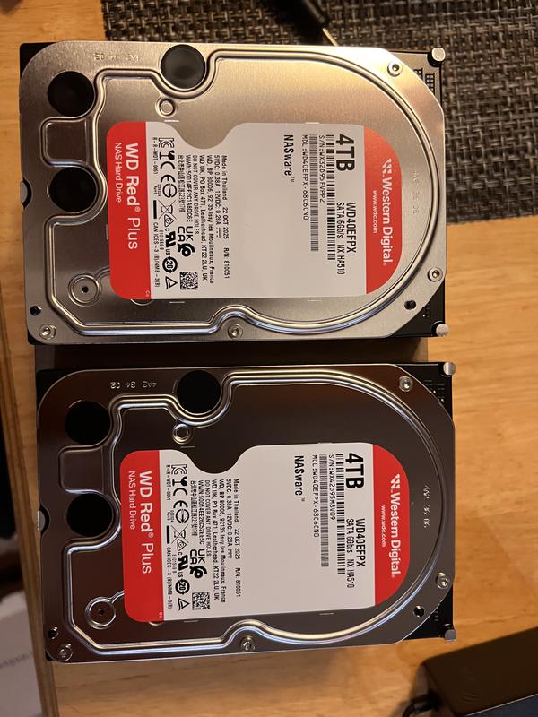 WD Red Plus 4TB 5400 RPM SATA III 6Gb/s 3.5