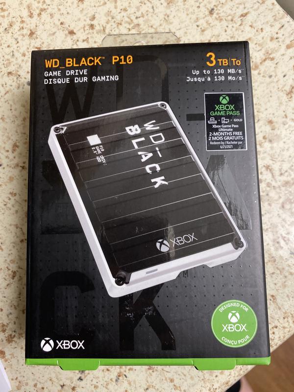 WD_BLACK™ P10 Game Drive Storage for Xbox™ One, Portable External 