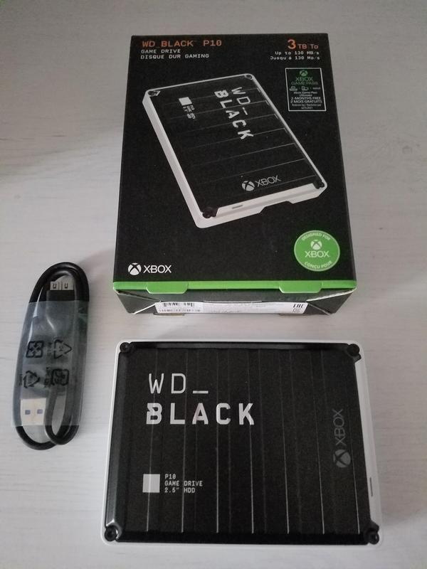 Wd black hot sale p10 xbox