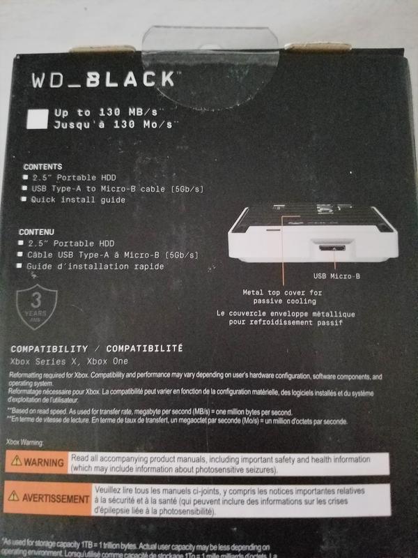 Wd Black P10 Game Drive For Xbox Western Digital Store