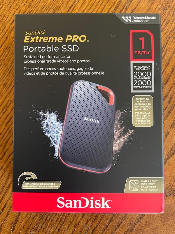 SanDisk Extreme Portable 1TB SSD USB 3.2 Gen 2 Type C External Solid State  Drive - Micro Center