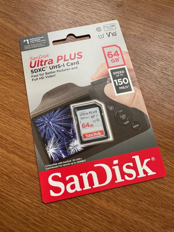 SanDisk Flash memory Card - SDXC UHS-II that has additional row of
