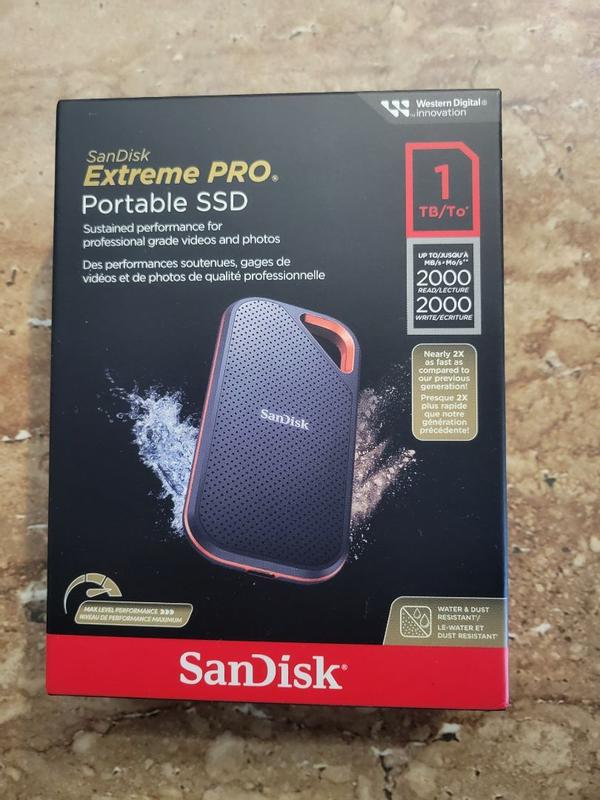 SanDisk Extreme Pro 1TB External Solid State Drive (SDSSDE81-1T00