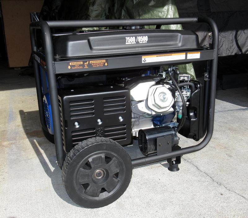 Dual Fuel Portable Generator 7500W Electric Start 120/240V