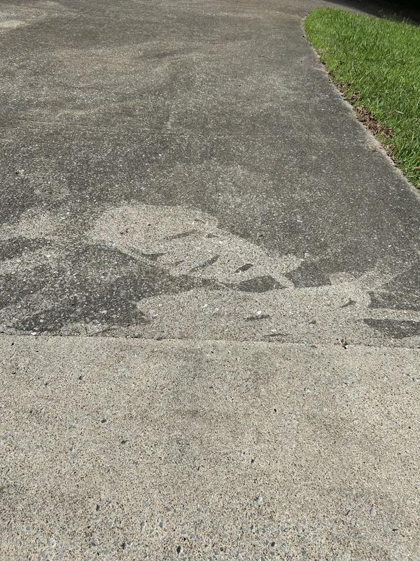 Drive way clear of mold and dirt