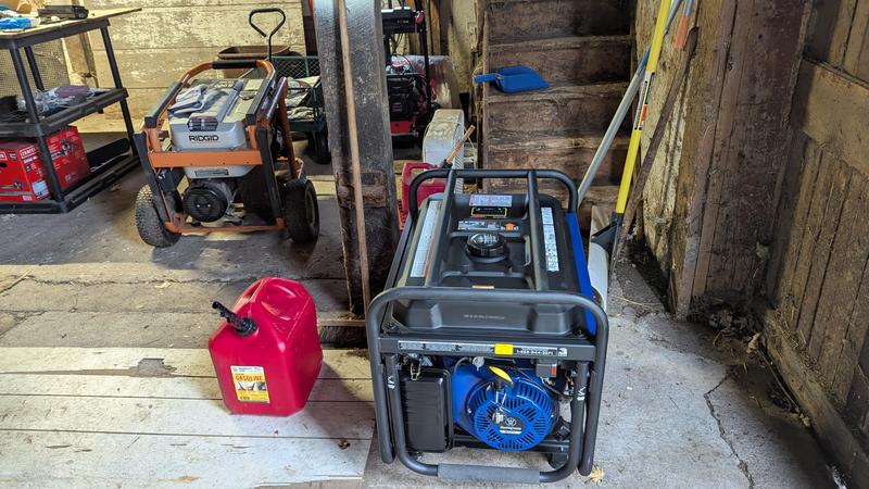 My new generator next to my old junk generator.