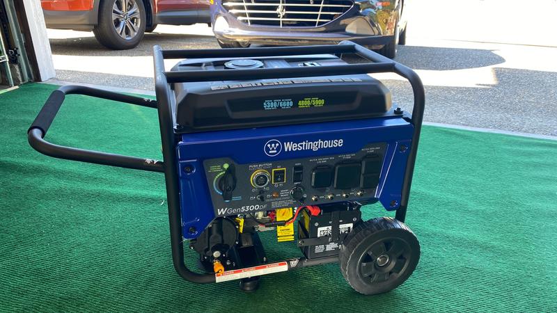 Westinghouse WGen5300DFc 5300-Watt Dual Fuel (Gasoline/Propane