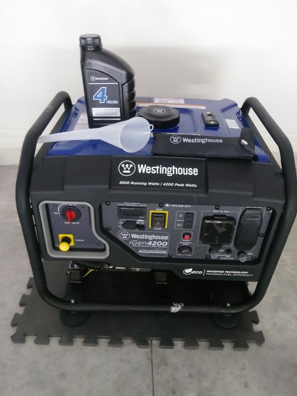 Westinghouse, ecoGen10000 Inverter Generator with CO Sensor
