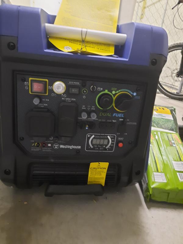 Westinghouse, iGen4500DFc Inverter Generator - Dual Fuel w/ CO Sensor