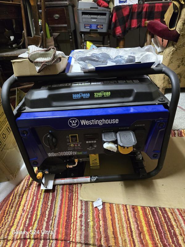 It came with  all the attachments to run propane or gas.