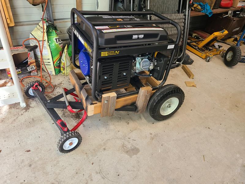 Home made cart for my generator