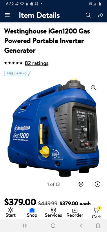 Westinghouse  20V Cordless Power Inverter with Battery and