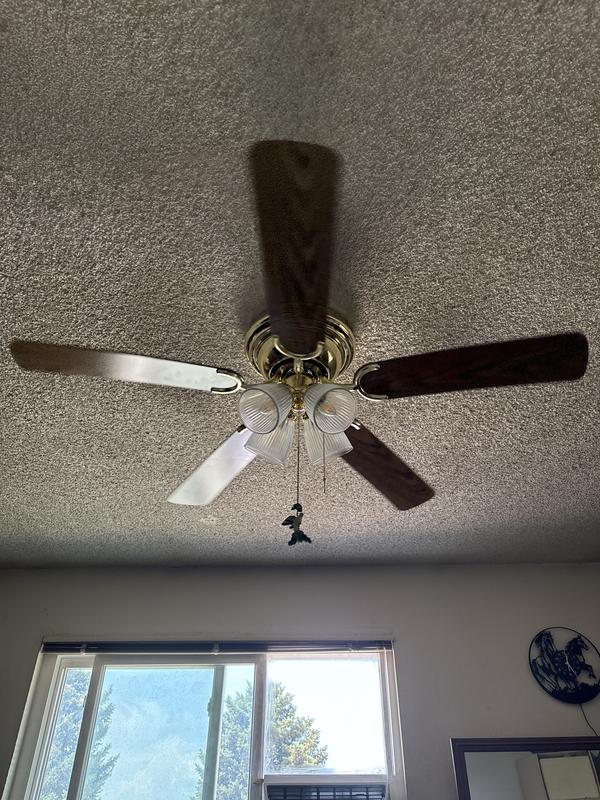 Westinghouse Lighting Contempra IV 52-Inch 5-Blade Polished Brass ...