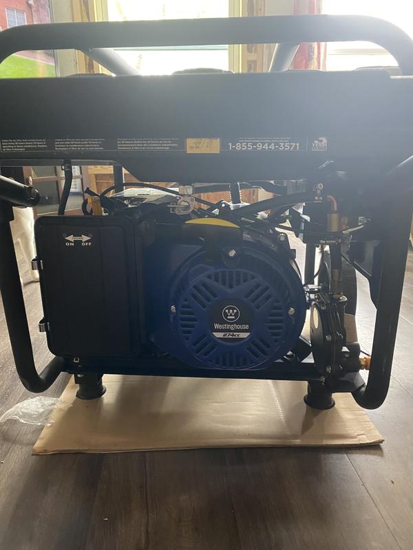 Westinghouse WGEN5300DFC WGen5300DFc - 5300 Watt Electric Start Dual-Fuel  Portable Generator w/ Wireless Remote Start, RV Outlet & CO Sensor CARB