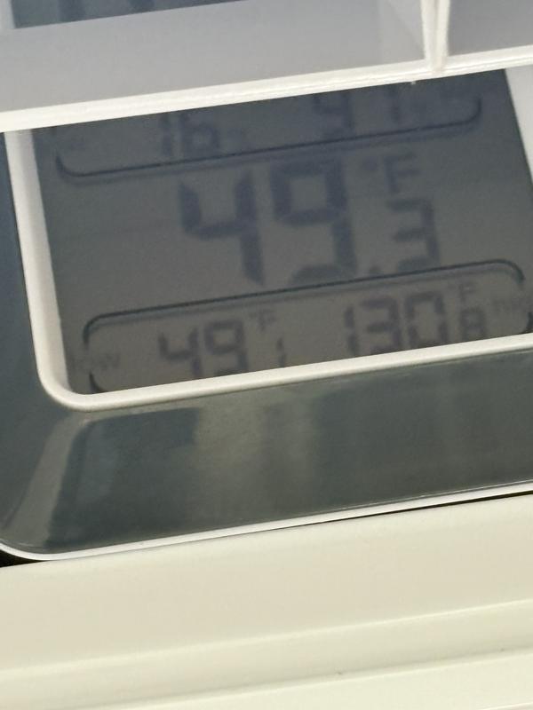 Nice cold air being produced