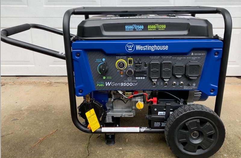 Westinghouse WGen9500DFc - Dual Fuel with CO Sensor