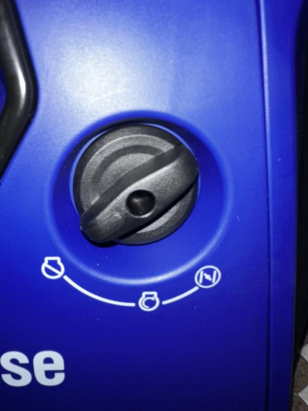 Actual unit only has 3 positions and is missing Fuel Shutoff