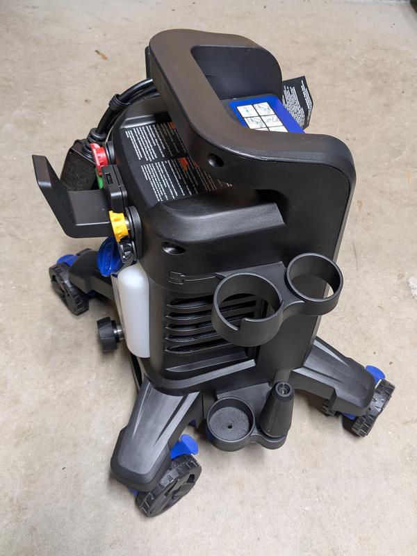pressure washer with holster