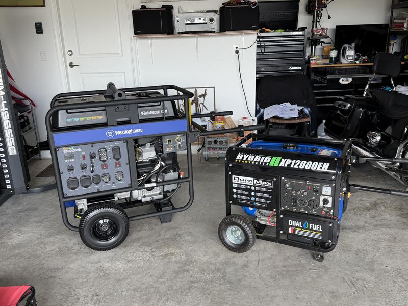 Towers over my old generator