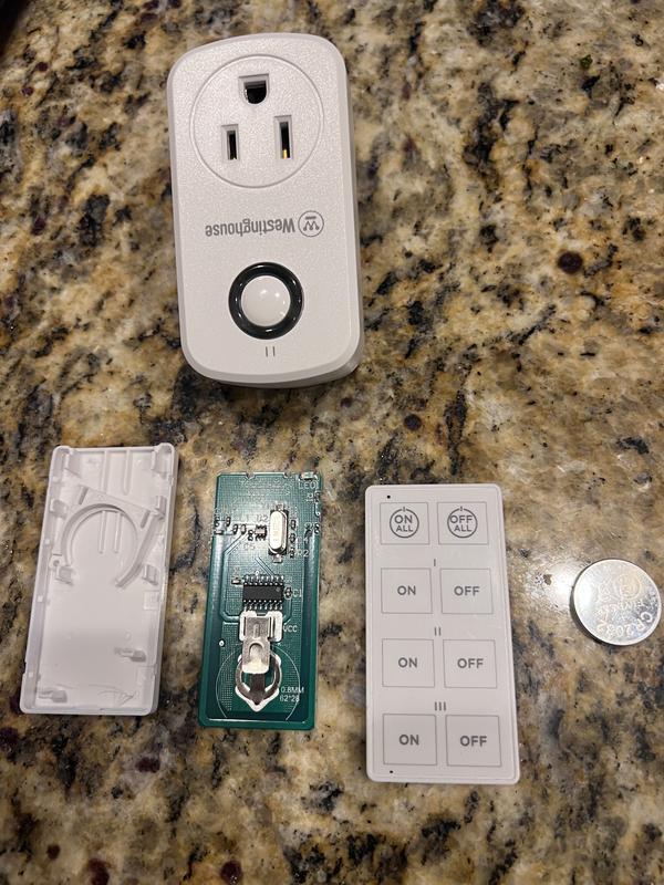 NIP 2 Outlet Outdoor Wireless Remote Control Channel B w/ Photocell  Westinghouse