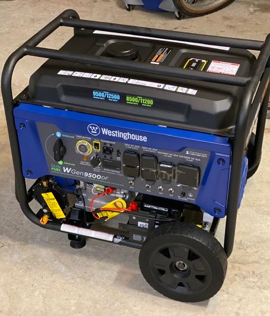 Westinghouse Wgen9500df Generator Dual Fuel Westinghouse Outdoor Equipment