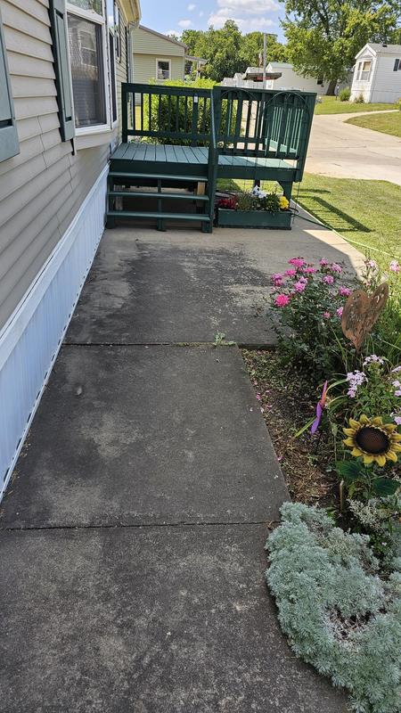 Sister-in-laws sidewalk before photo