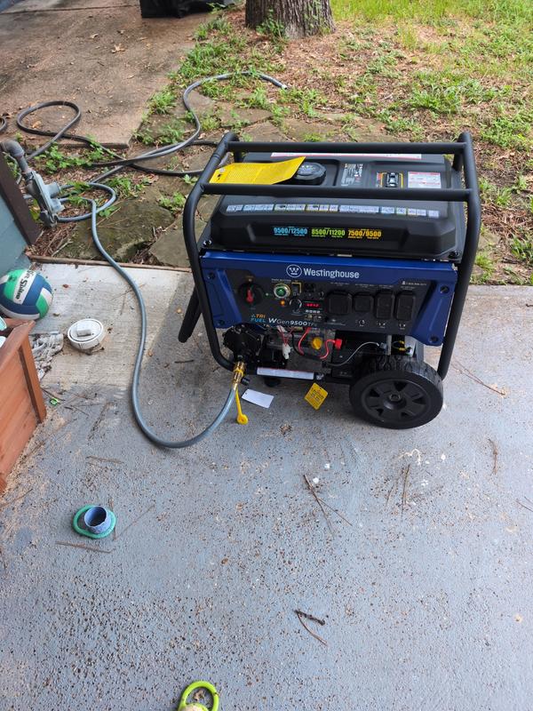Natural gas hooked up!