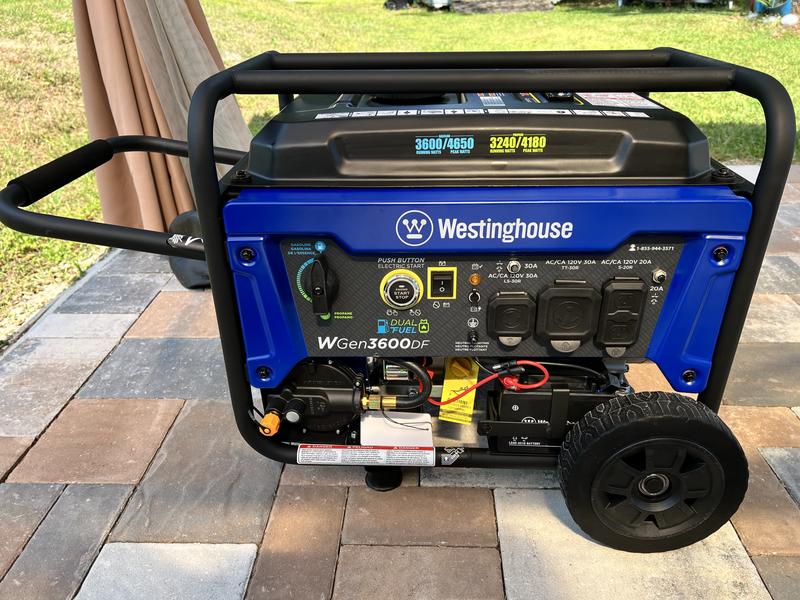 Westinghouse, WGen3600DF Generator - Dual Fuel