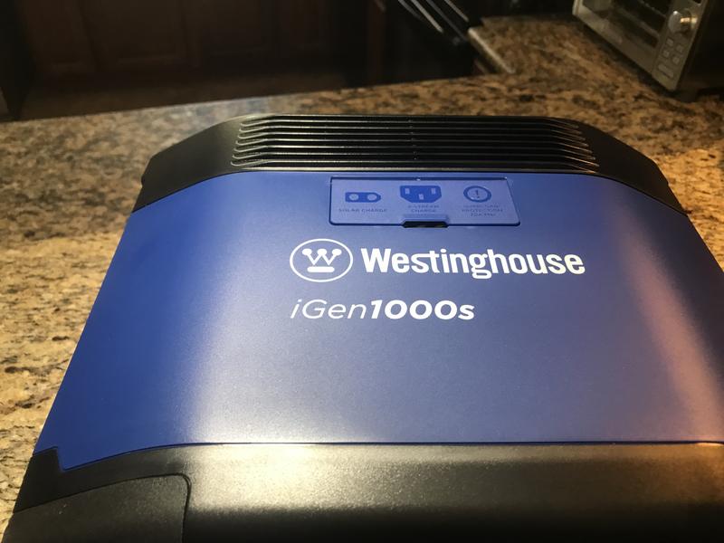 Westinghouse 3000-Watt Pure Sine Wave Lithium-Ion Portable Power Station,  LED Display, Solar Panel Ready iGen1000s - The Home Depot