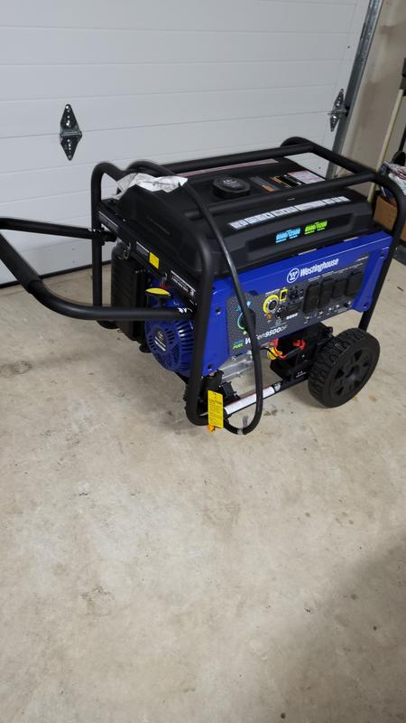 Westinghouse 13.500-Watt Remote Start Tri-Fuel Portable Generator with  Transfer Switch Outlet and CO Alert Sensor WGen10500TFc - The Home Depot