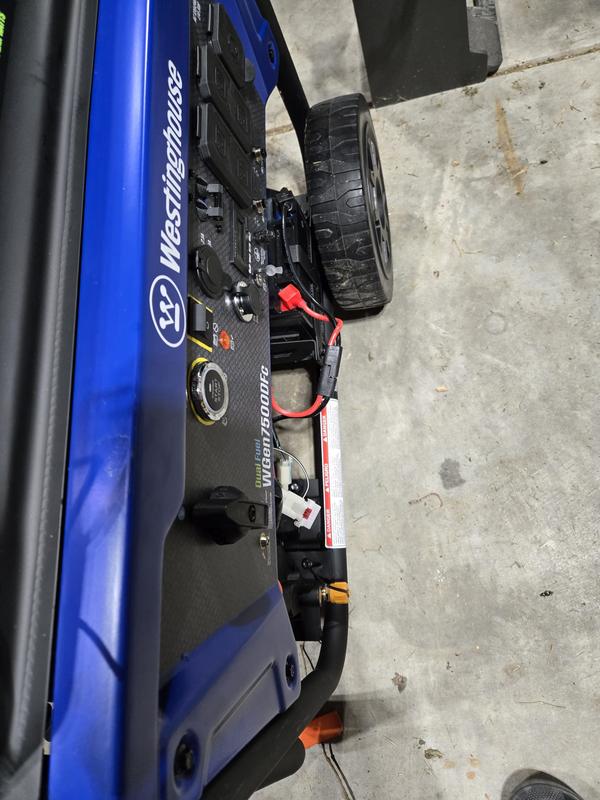 Battery cables sticking 2-3" outside of the frame