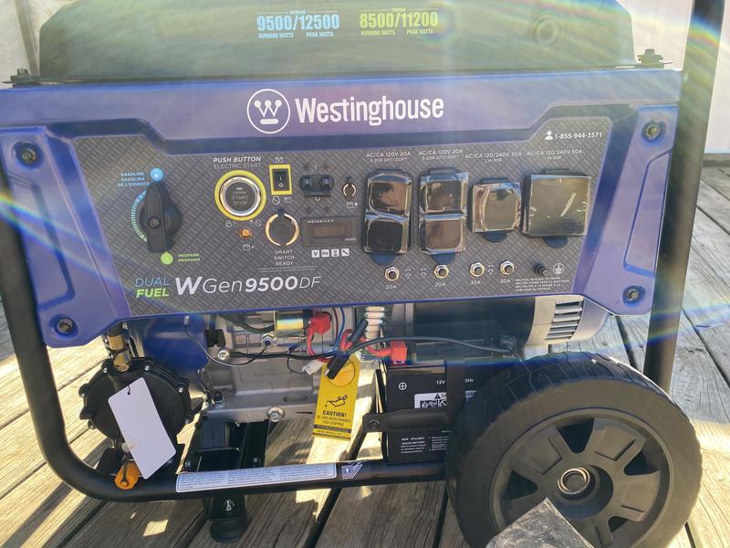 Westinghouse Wgen9500 Generator Westinghouse Outdoor Equipment