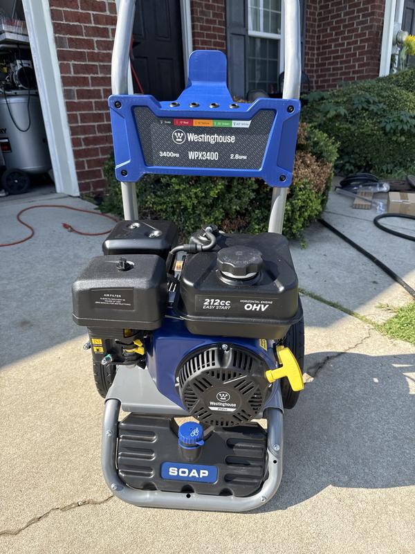 New pressure washer