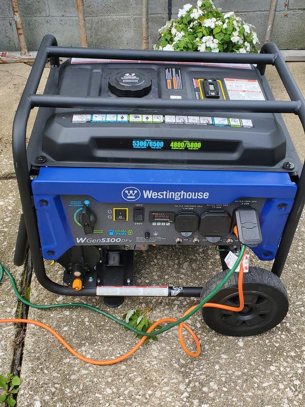 Westinghouse WGen5300DFcv 6500 Watt (Gasoline/Propane), 47 OFF
