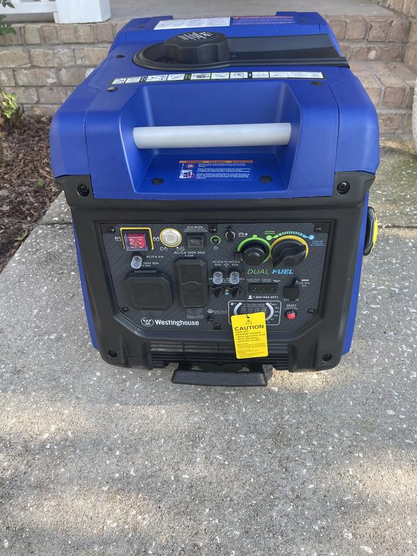 Westinghouse IGen4500DFc Inverter Generator Dual Fuel W/ CO