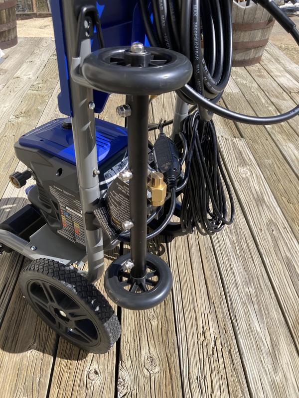 Added hanger to 3400E for storage.