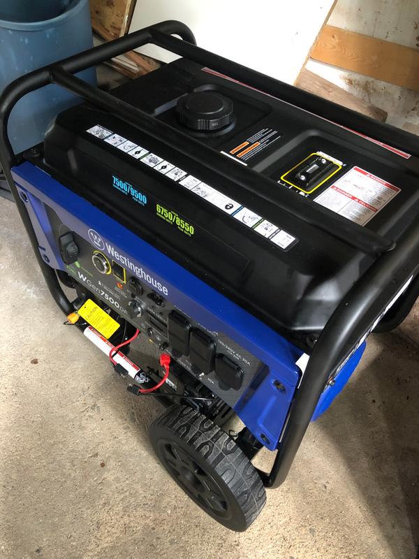 Westinghouse WGen7500DF Dual Fuel Portable Generator