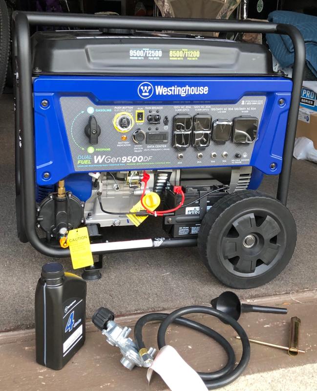 Westinghouse Generator 9500 Manual